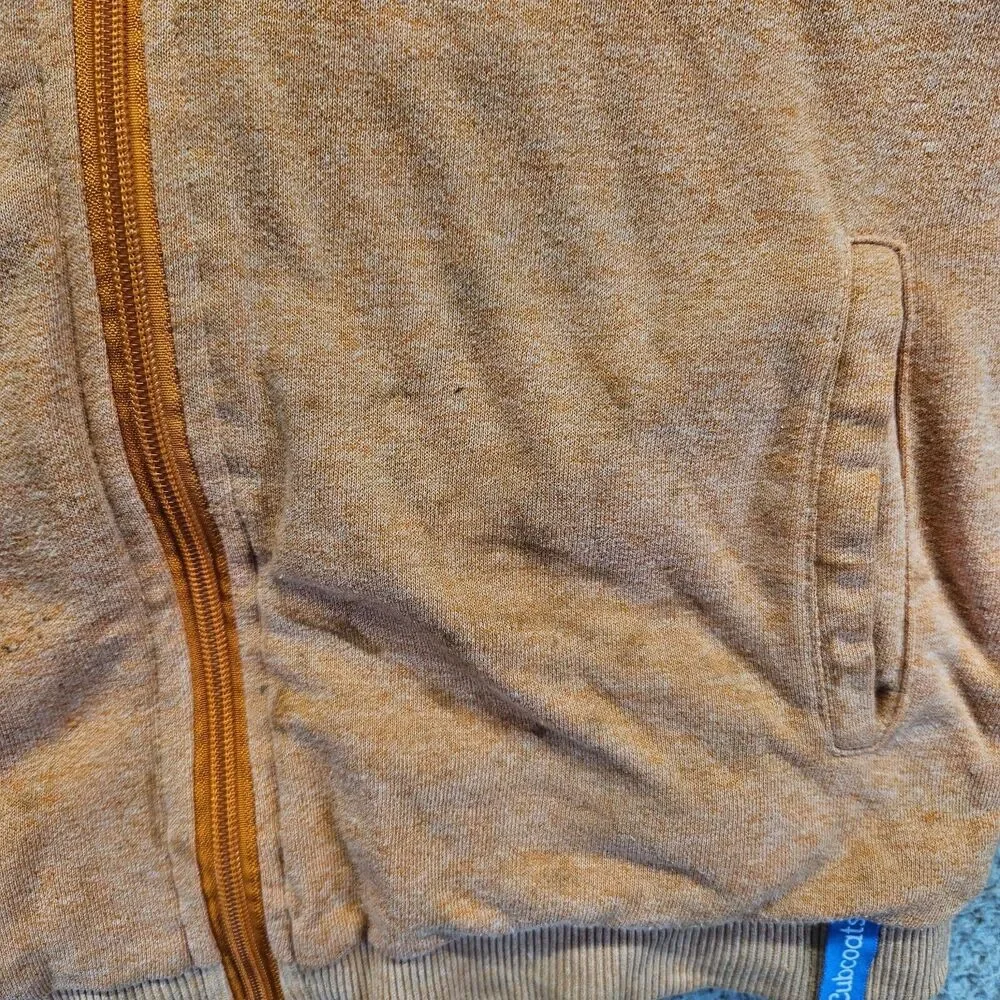 Cubcoats Fleece Hoodie Jacket Kids Size 10Yrs Orange Hooded‎ Full Zip